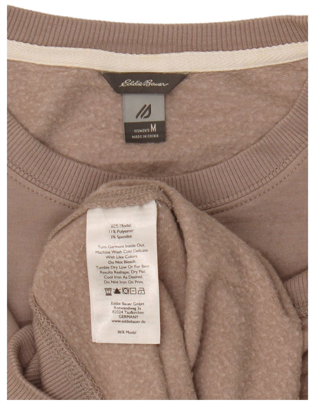 Γυναικείο φούτερ Eddie Bauer Jumper UK 14 Medium Brown Modal