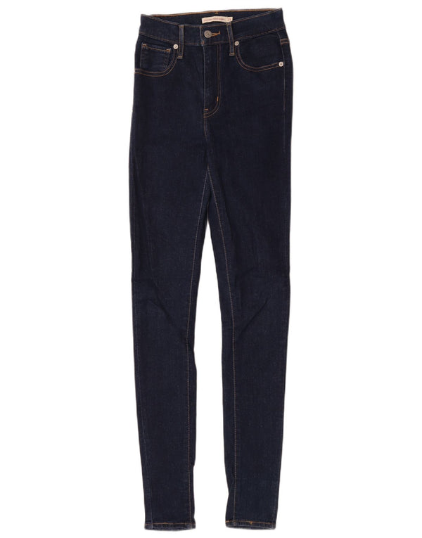 Γυναικείο τζιν Levi's Mile High Super Skinny W25 L31 Navy Blue Cotton