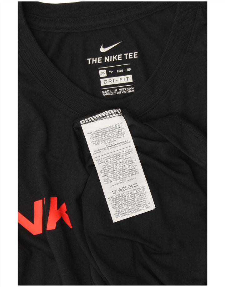 Ανδρικό γραφικό μπλουζάκι NIKE ανδρικό Dri Fit Top XS μαύρο πολυεστέρα