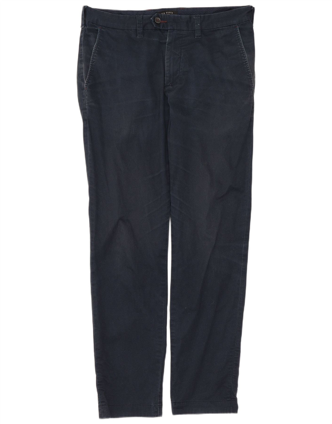 Ted Baker Ανδρικό Slim Suit Παντελόνι W30 L29 Navy Blue από βαμβάκι