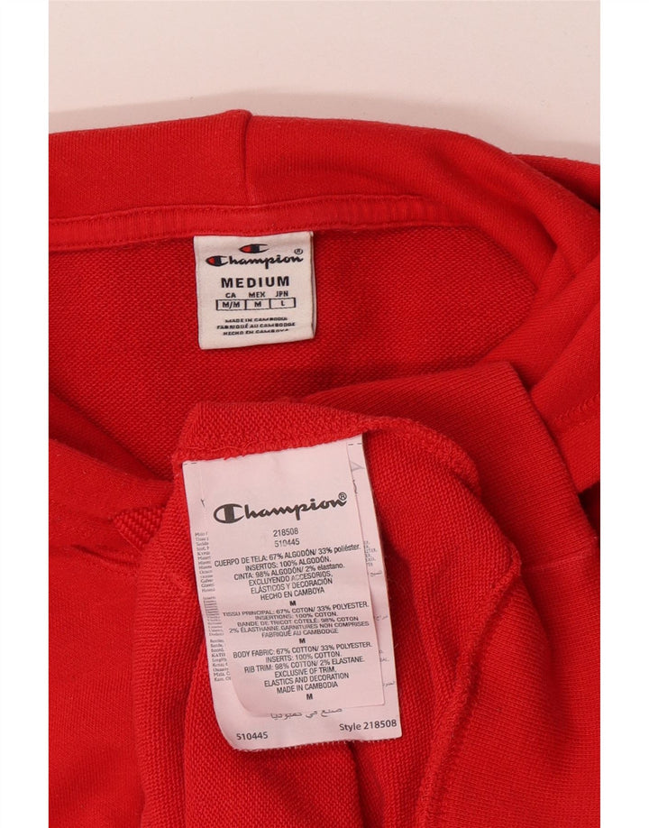 Ανδρικό Champion Graphic Hoodie Jumper Μεσαίο κόκκινο βαμβακερό