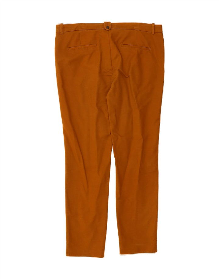 ZARA Womens Slim Chino Trousers EU 40 Medium W34 L28 Brown Vintage Zara and Second-Hand Zara from Messina Hembry 