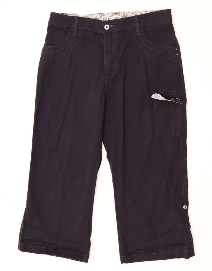 Γυναικείο Lee Capri Cargo Παντελόνι US 8 Medium W30 L20 Navy Blue Cotton