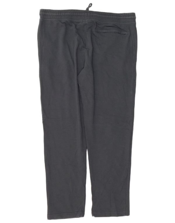 MARKS & SPENCER Mens Tracksuit Trousers Large Grey Cotton