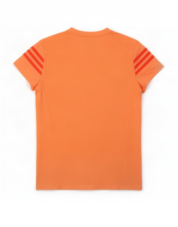 Adidas Γυναικείο T-Shirt Climalite Top UK 8/10 Small Orange Polyester