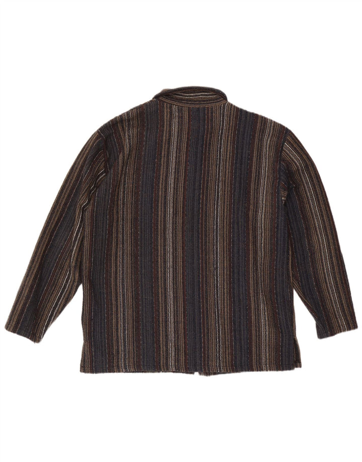 Vintage Ανδρικό Φανελένιο Πουκάμισο Μεσαίο Πολύχρωμο Ακρυλικό