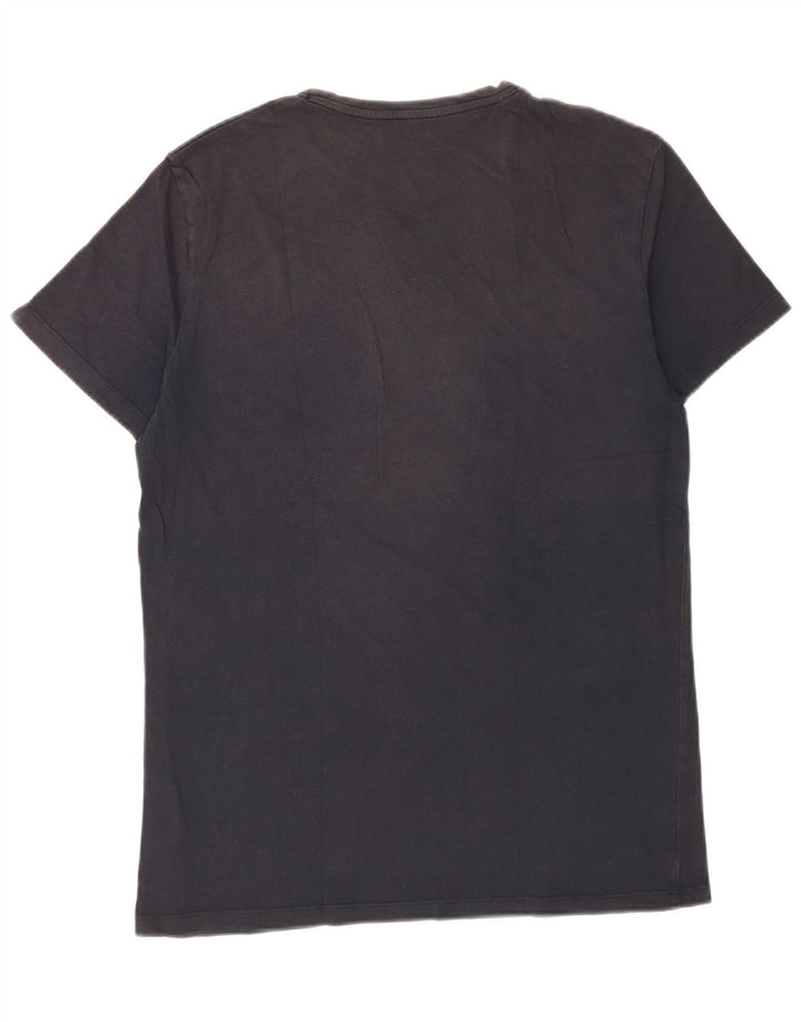 Ανδρικό γραφικό T-Shirt Timberland Top από μεσαίο ναυτικό μπλε βαμβακερό