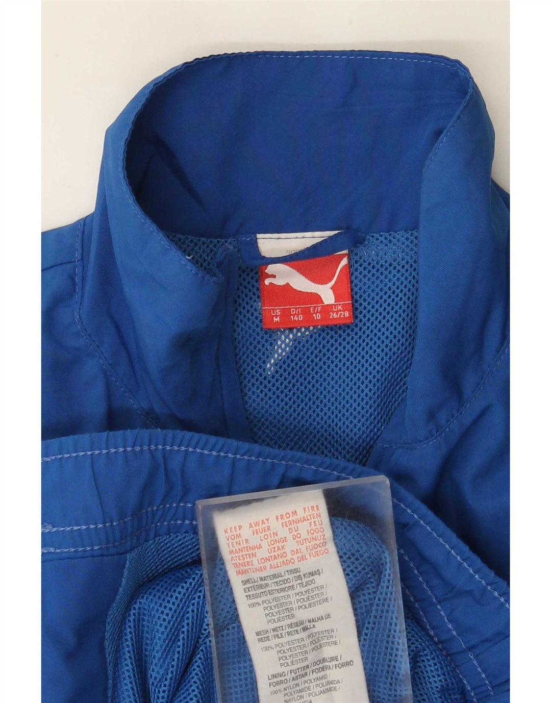 Puma Boys Graphic αθλητική φόρμα Top Jacket 9-10 Years Blue Polyester