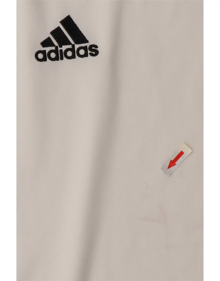 Ανδρικό T-Shirt Climalite Adidas Top XS White Colourblock Polyester
