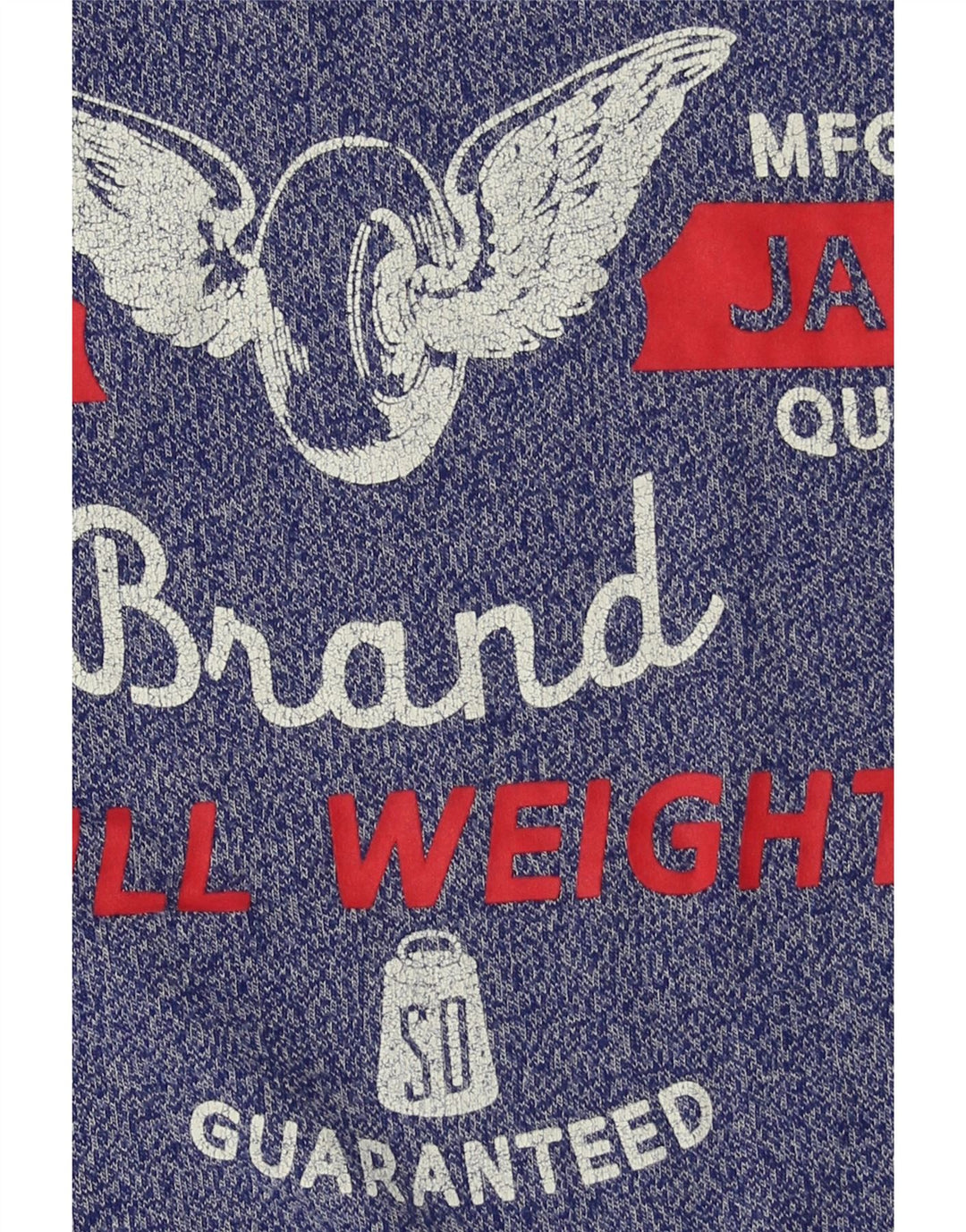 Ανδρικό γραφικό μπλουζάκι SUPERDRY Μπλουζάκι από μεγάλο μπλε βαμβακερό