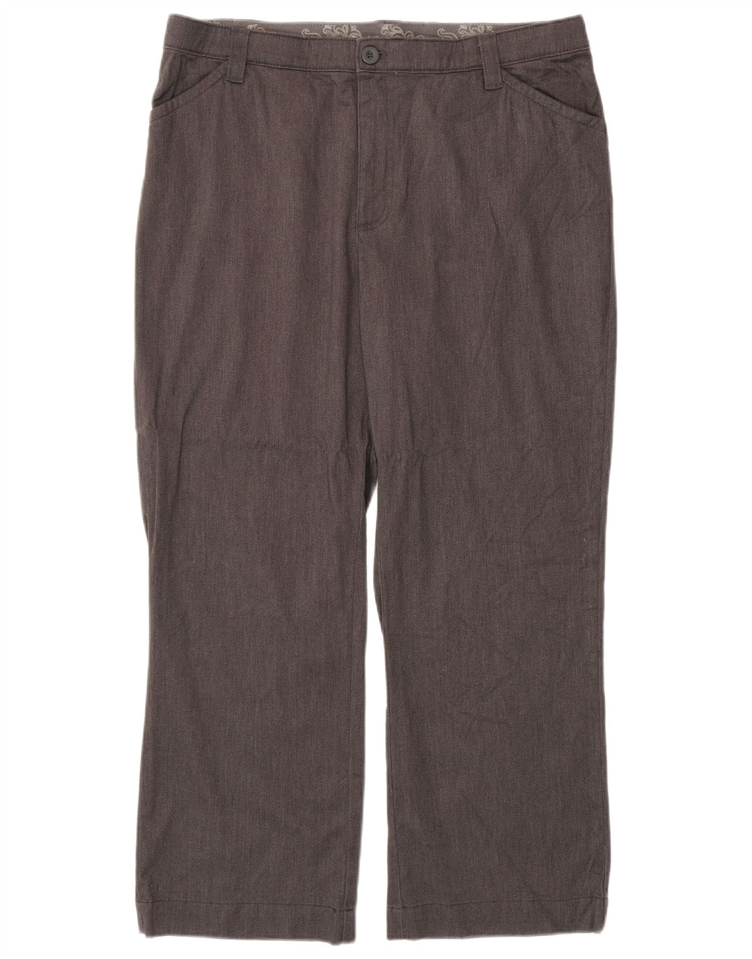 Γυναικείο ίσιο ψηλόμεσο παντελόνι LEE US 18 2XL W38 L29 Γκρι