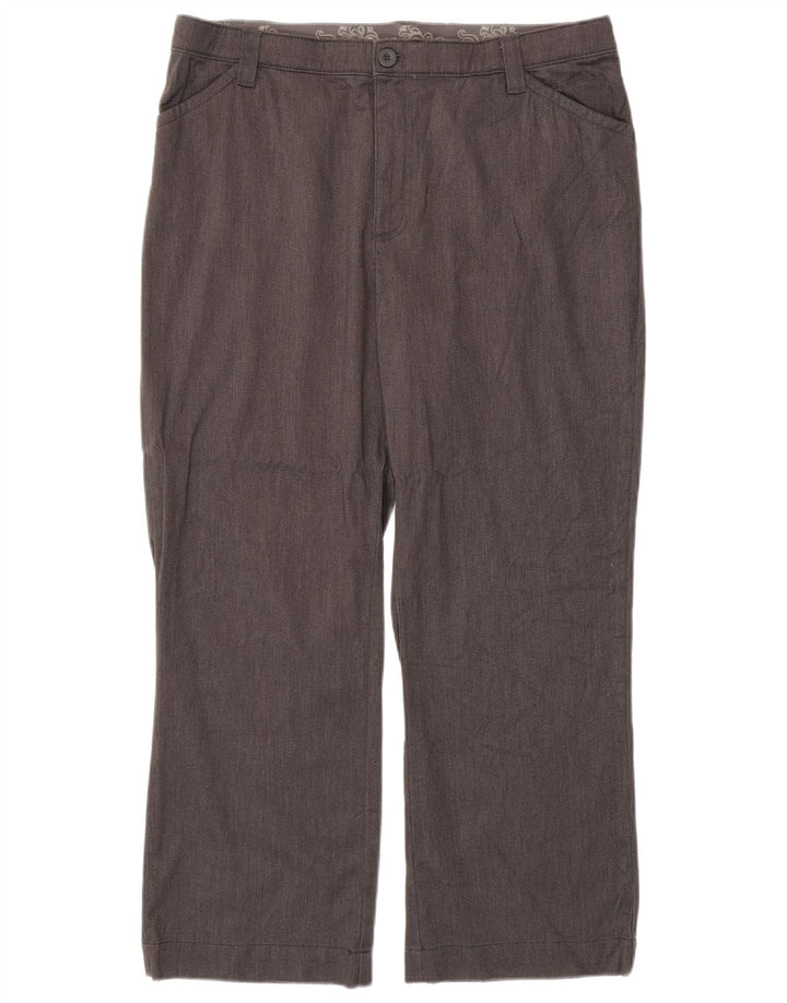 Γυναικείο ίσιο ψηλόμεσο παντελόνι LEE US 18 2XL W38 L29 Γκρι