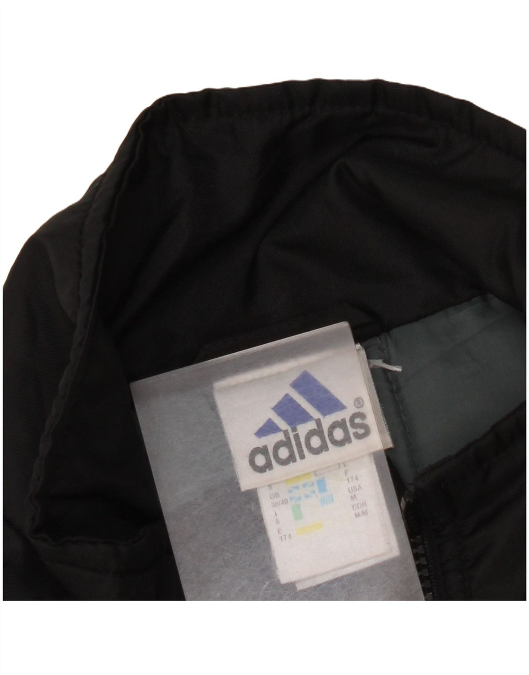 Ανδρικό γραφικό τζάκετ Adidas Windbreaker UK 38/40 Medium Black Polyamide