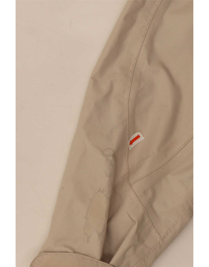 The North Face γυναικεία κουκούλα μεγάλου μεγέθους μπουφάν βροχής UK 10 Small Beige Nylon