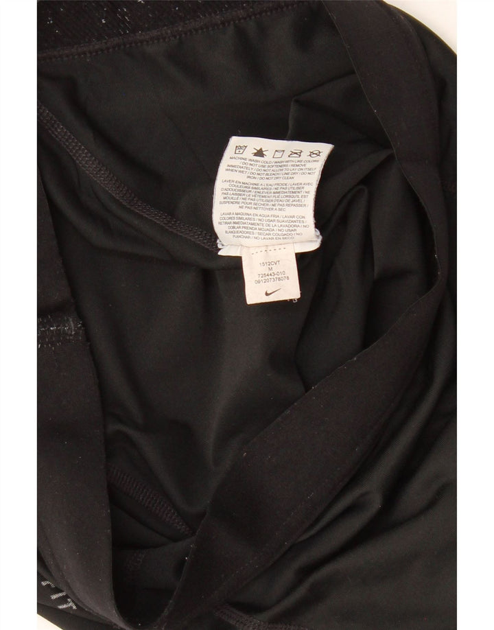 NIKE Boys Dri Fit Graphic Sport Shorts 10-11 Years Medium Black Polyester Vintage Nike and Second-Hand Nike from Messina Hembry 