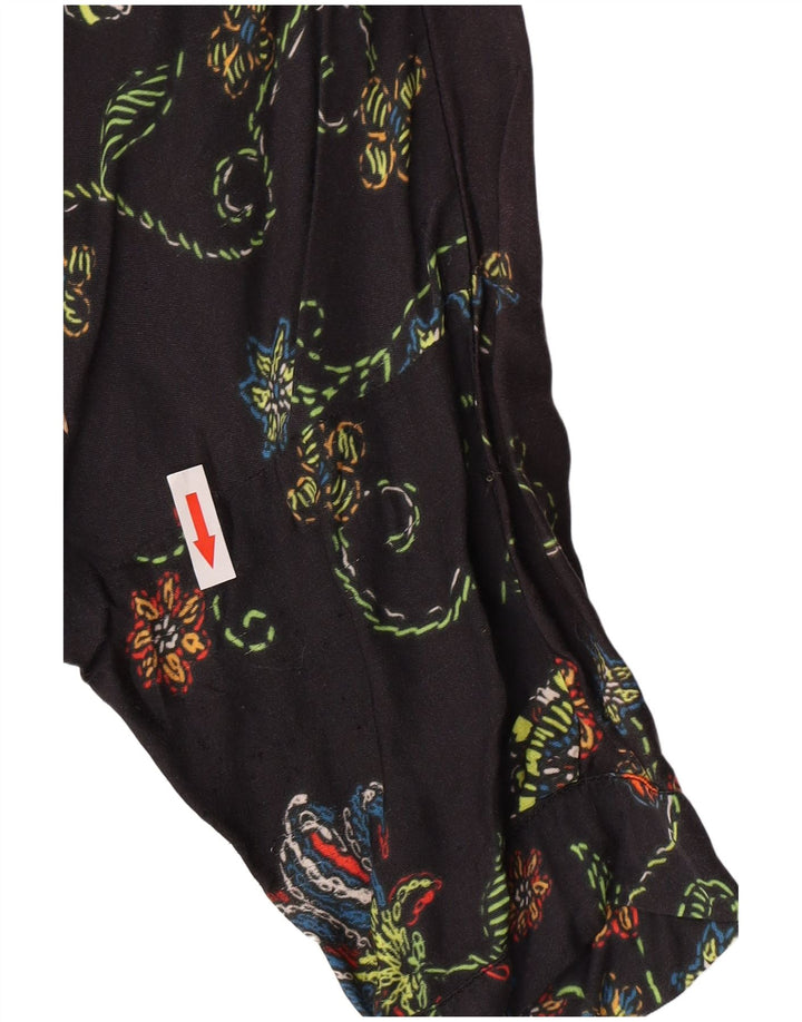 Desigual Γυναικείο Τοπ UK 12 Medium Black Floral