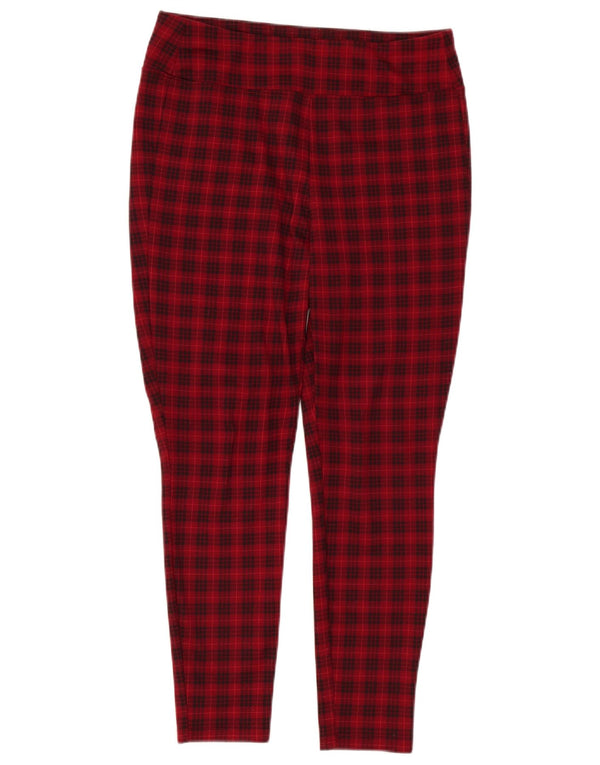 Gap Γυναικείο Skinny Casual Παντελόνι Medium W30 L26 Red Check