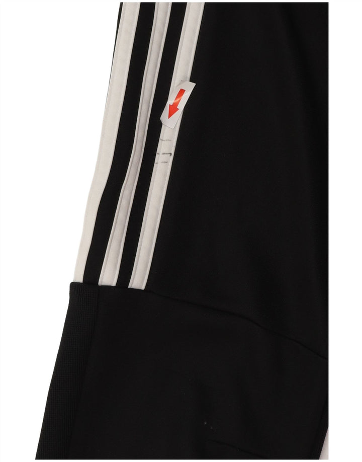 Παντελόνι αθλητικής φόρμας Adidas Boys Climalite 11-12 ετών μεσαίο μαύρο πολυεστέρα