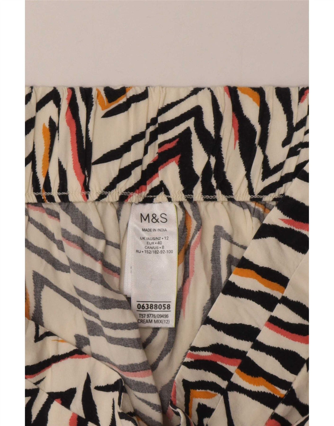 Marks & Spencer Γυναικείο Casual σορτς UK 12 Medium W30 Off White