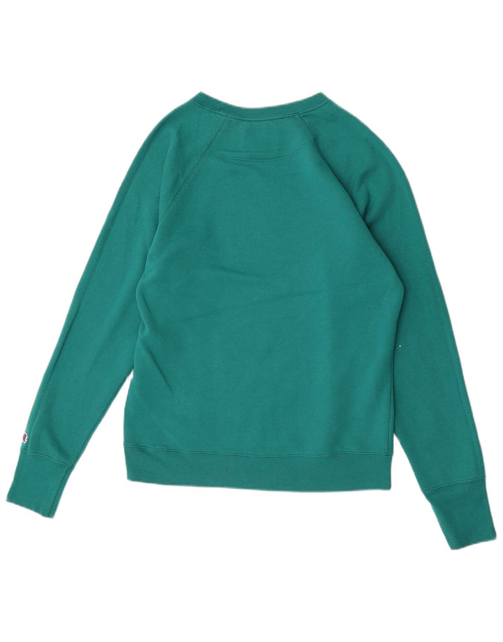 Champion Γυναικεία Φούτερ Jumper UK 14 Μεσαίου πράσινου πολυεστέρα