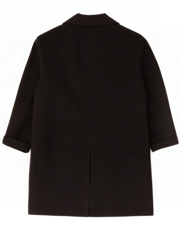 Topshop Γυναικείο Oversized Πανωφόρι UK 14 Large Μαύρο Βαμβακερό