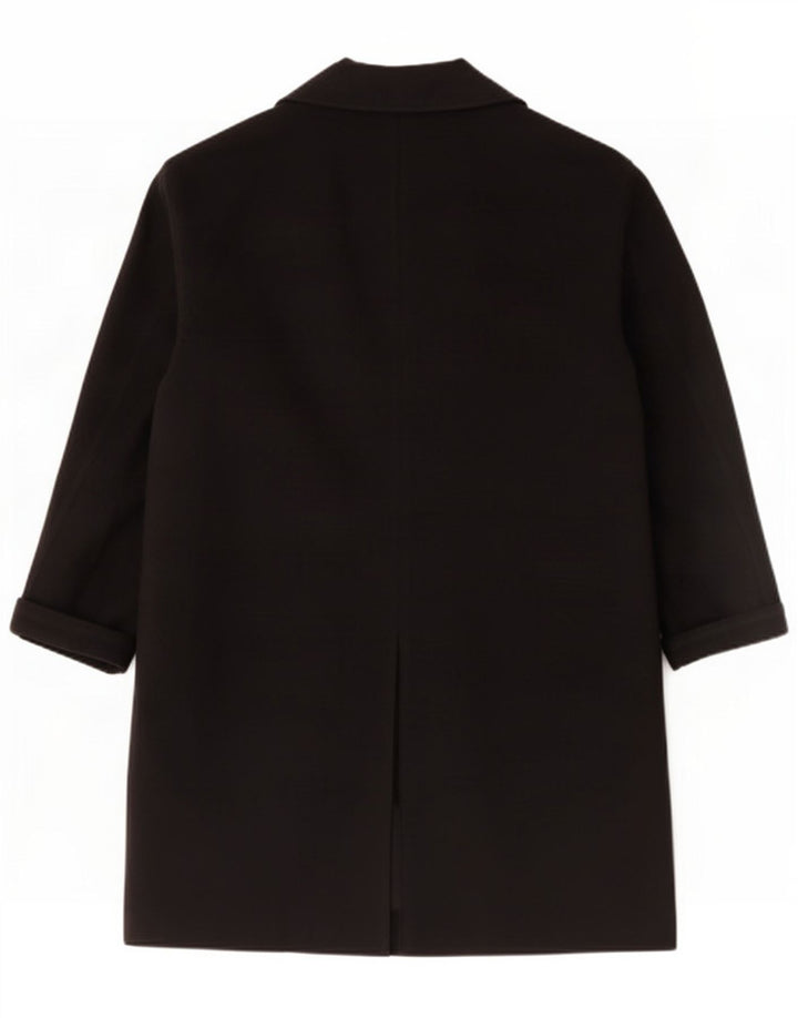 Topshop Γυναικείο Oversized Πανωφόρι UK 14 Large Μαύρο Βαμβακερό