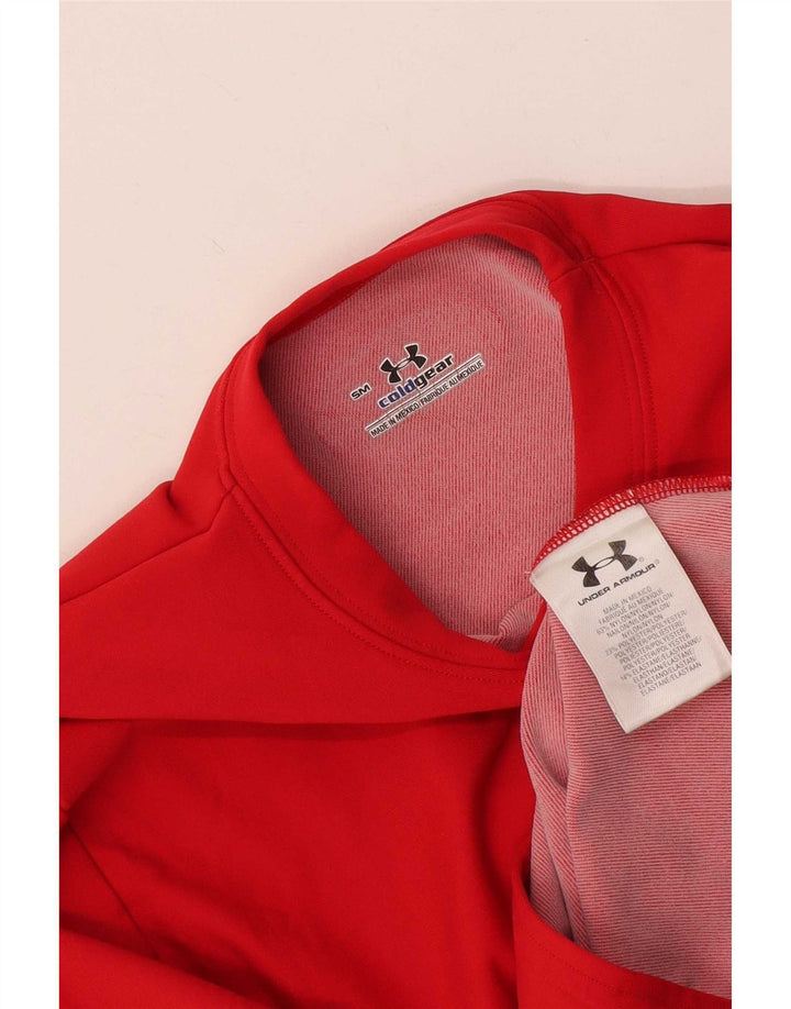 Under Armour Ανδρικό Cold Gear Top Μακρύ μανίκι μικρό κόκκινο νάιλον