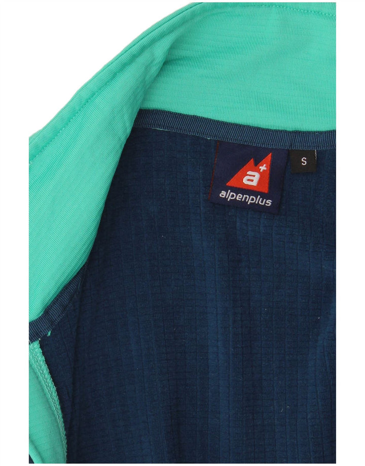 Γυναικεία αθλητική φόρμα Alpenplus Top Jacket UK 10 Small Turquoise Colourblock