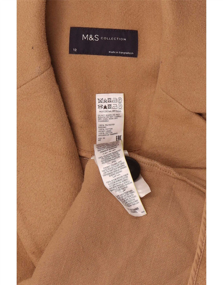 Marks & Spencer Γυναικείο Πανωφόρι UK 12 Μεσαίου καφέ Πολυεστέρας