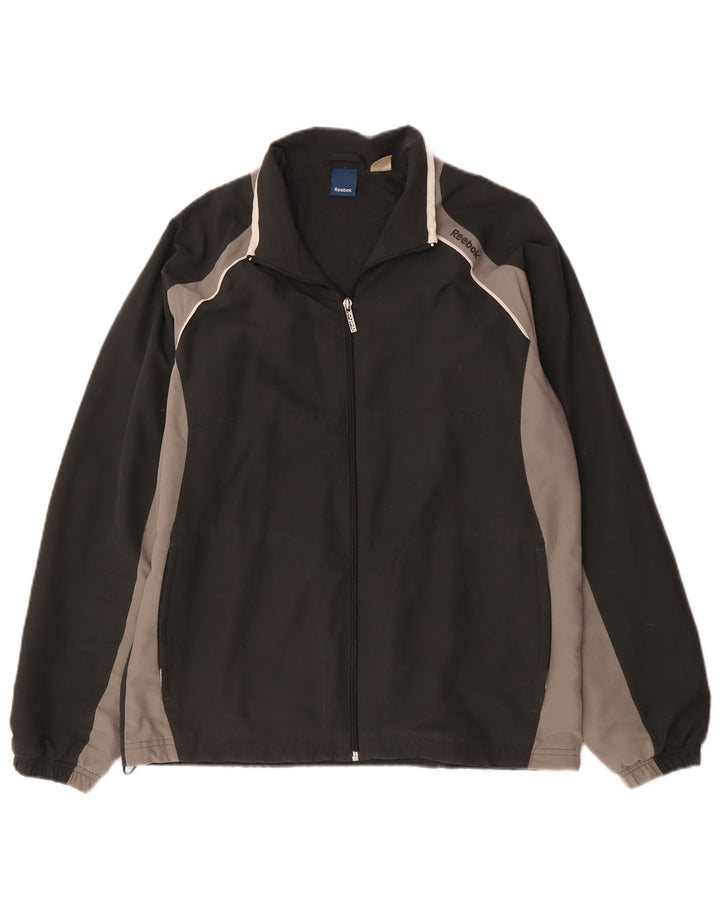 Ανδρική φόρμα Reebok Top Jacket Small Black Colourblock Polyester