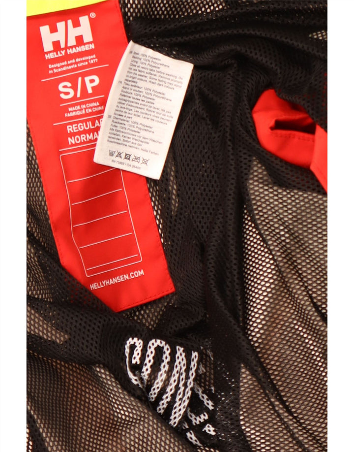 Ανδρικό μπουφάν βροχής με κουκούλα HELLY HANSEN 36 Small Red Colourblock