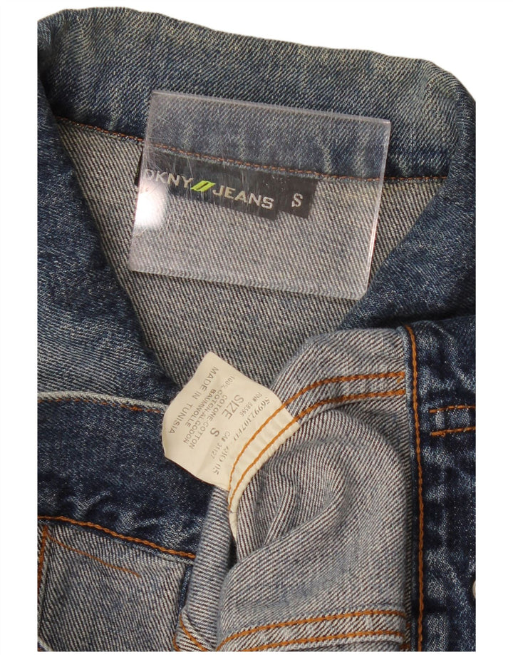 DKNY Ανδρικό Τζιν Μπουφάν UK 36 Small Blue Cotton