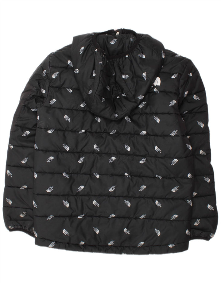 The North Face Boys Graphic Hooded Jacket padded 9-10 Years Medium Black