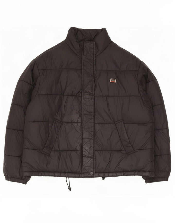 Ανδρικό μπουφάν Levi's padded UK 38 Medium Black Polyamide