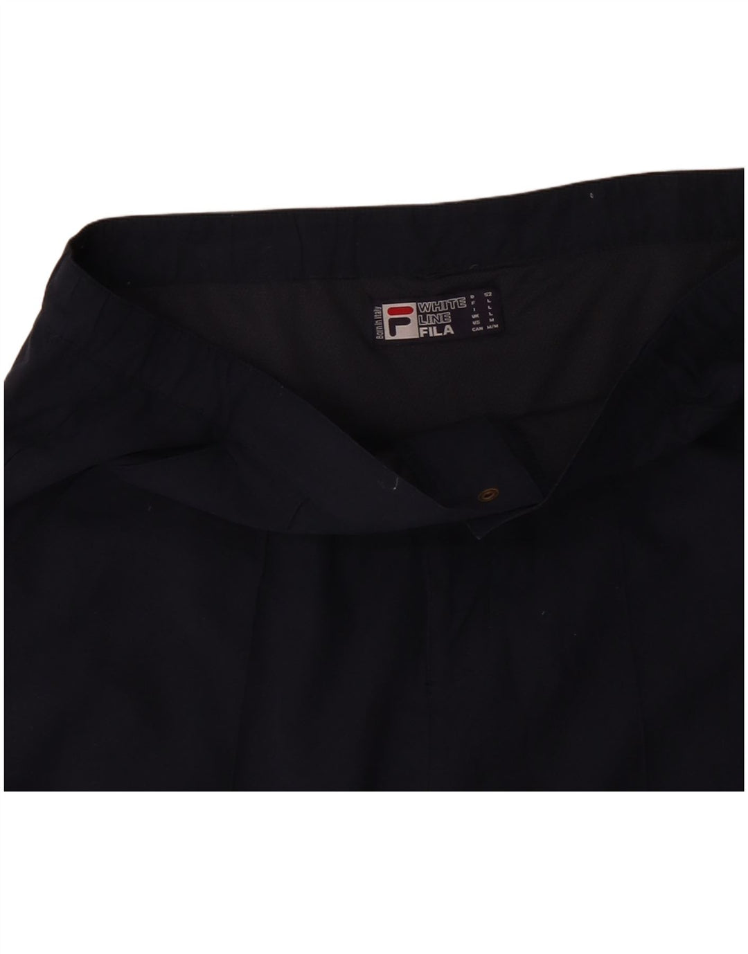 Ανδρικό σορτς Chino FILA σε λευκό γραμμή μεγάλο W38 Navy Blue Polyester