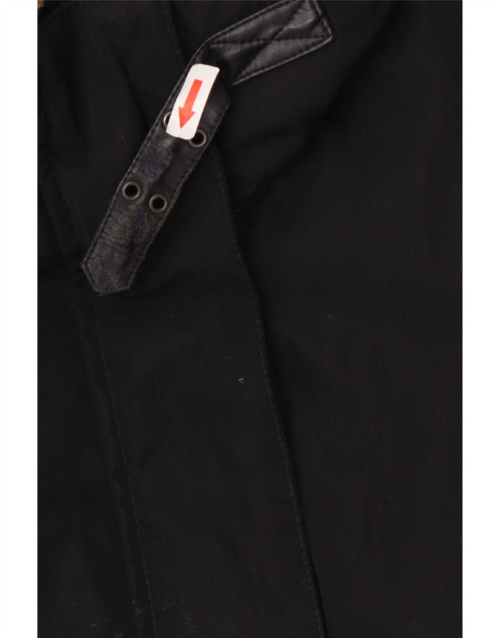 PEUTEREY Γυναικείο μπουφάν Parka με επένδυση IT 44 Medium Black Wool