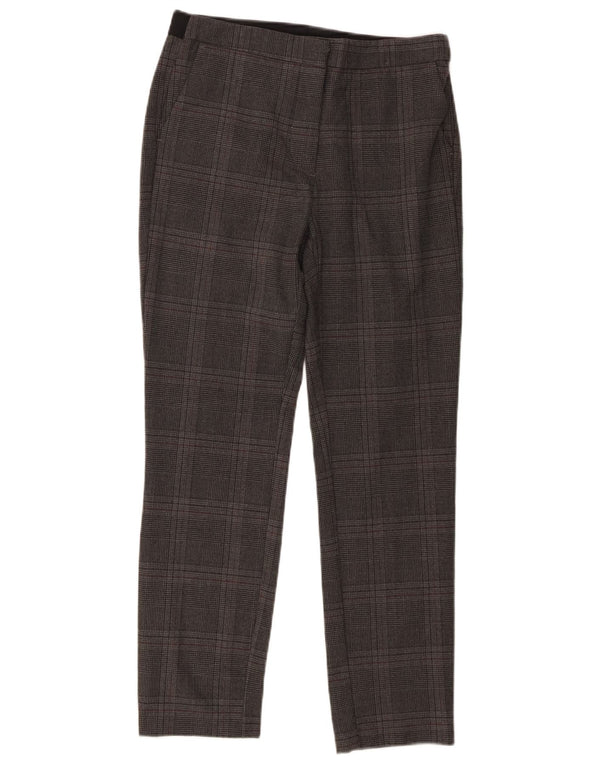 Zara Γυναικείο Slim Suit Παντελόνι Medium W28 L27 Grey Check