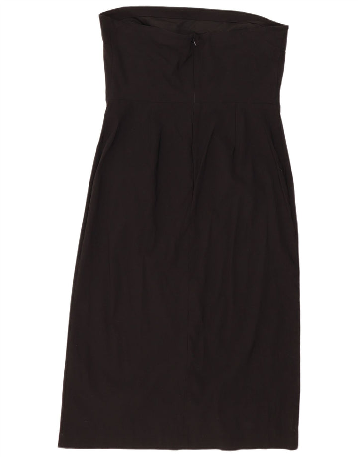 Marks & Spencer Γυναικείο Στράπλες Φόρεμα UK 18 XL Μαύρη βισκόζη