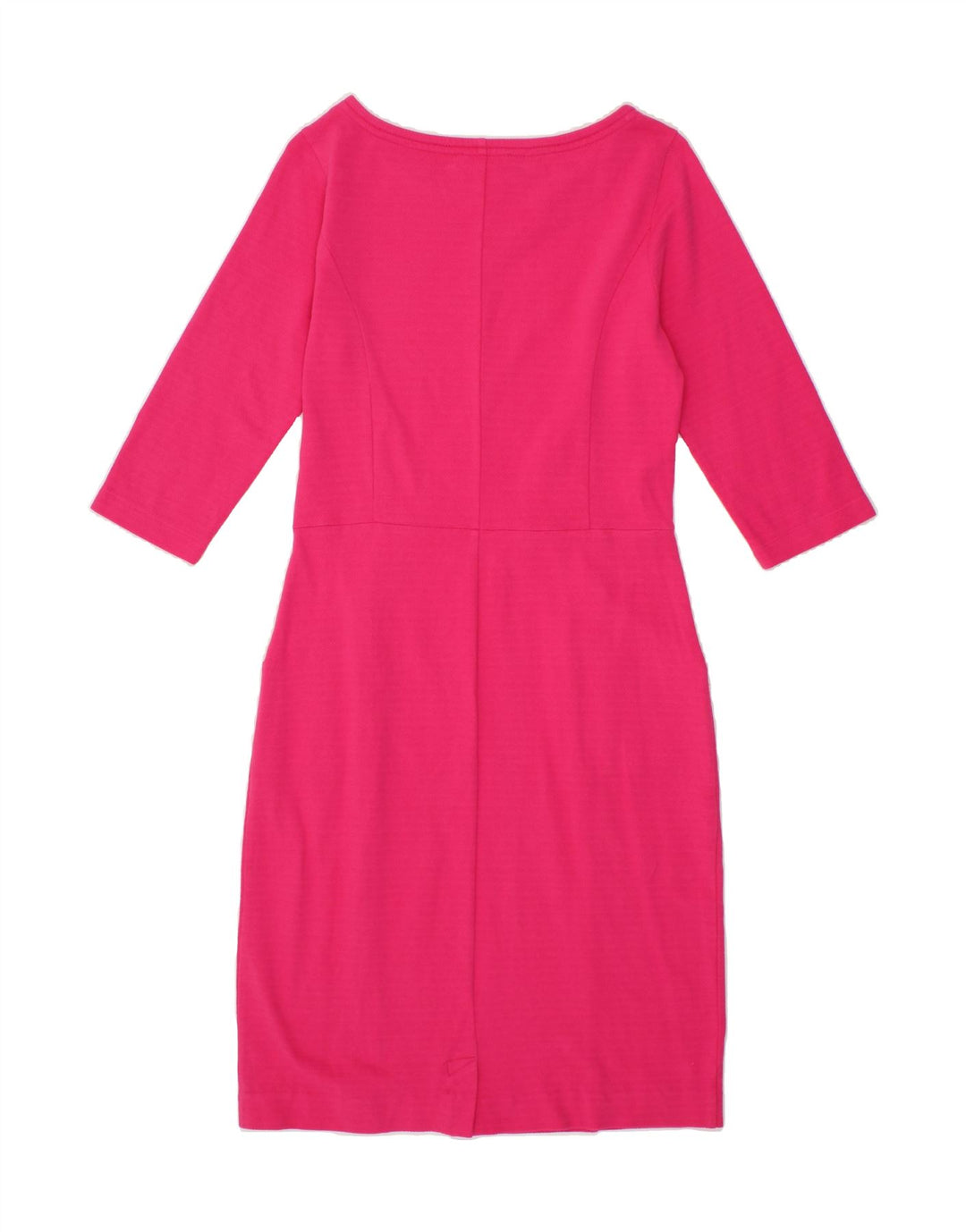 WOOLOVERS Womens 3/4 Sleeve Sheath Dress UK 8 Small Pink Vintage WoolOvers and Second-Hand WoolOvers from Messina Hembry 