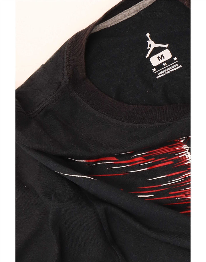 Ανδρικό γραφικό μπλουζάκι Jordan Top Medium Μαύρο