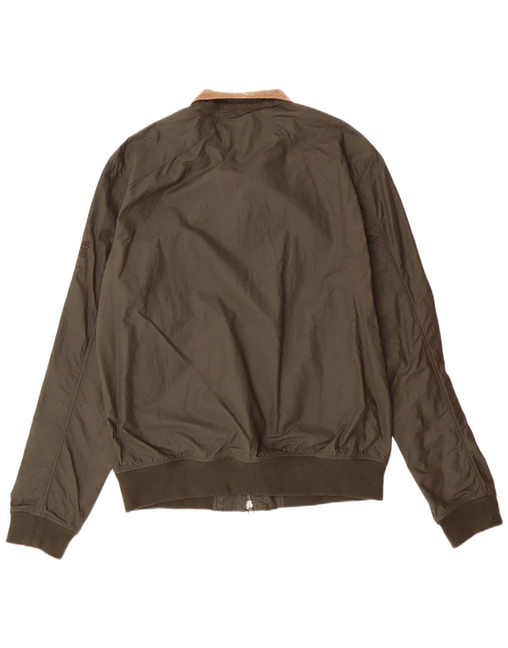 BARBOUR Ανδρικό Bomber Jacket UK 40 Large Khaki Polyamide