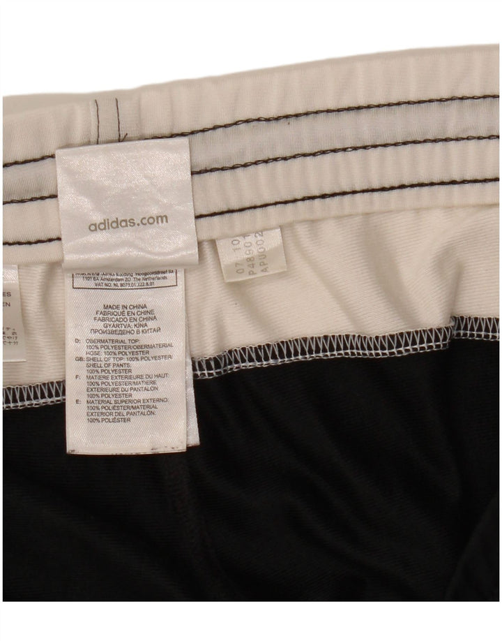 Ανδρική αθλητική φόρμα Adidas Παντελόνι UK 40/42 Medium Black Colorblock Polyester