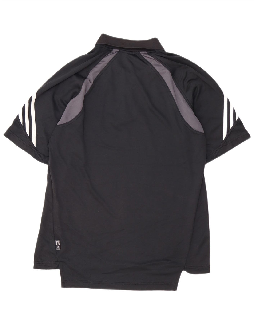 Ανδρικό πουκάμισο ADIDAS Climalite Polo μεγάλο μαύρο πολυεστέρα