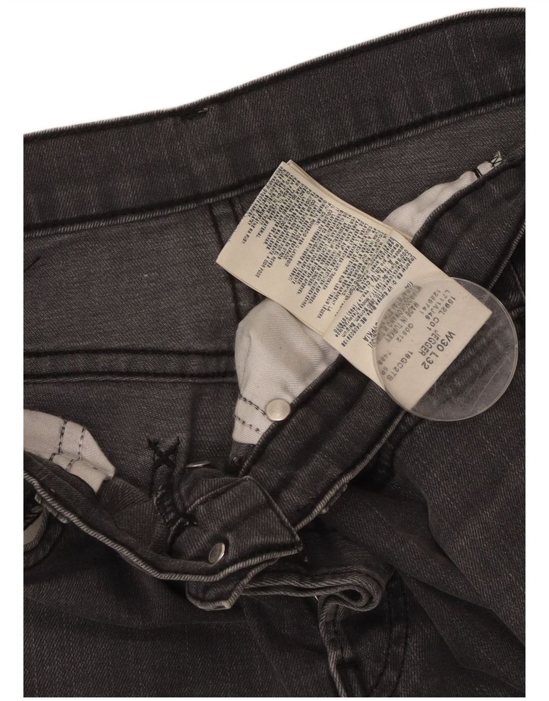 LEE Ανδρικό Jegger Straight Jeans W30 L32 Γκρι βαμβακερό