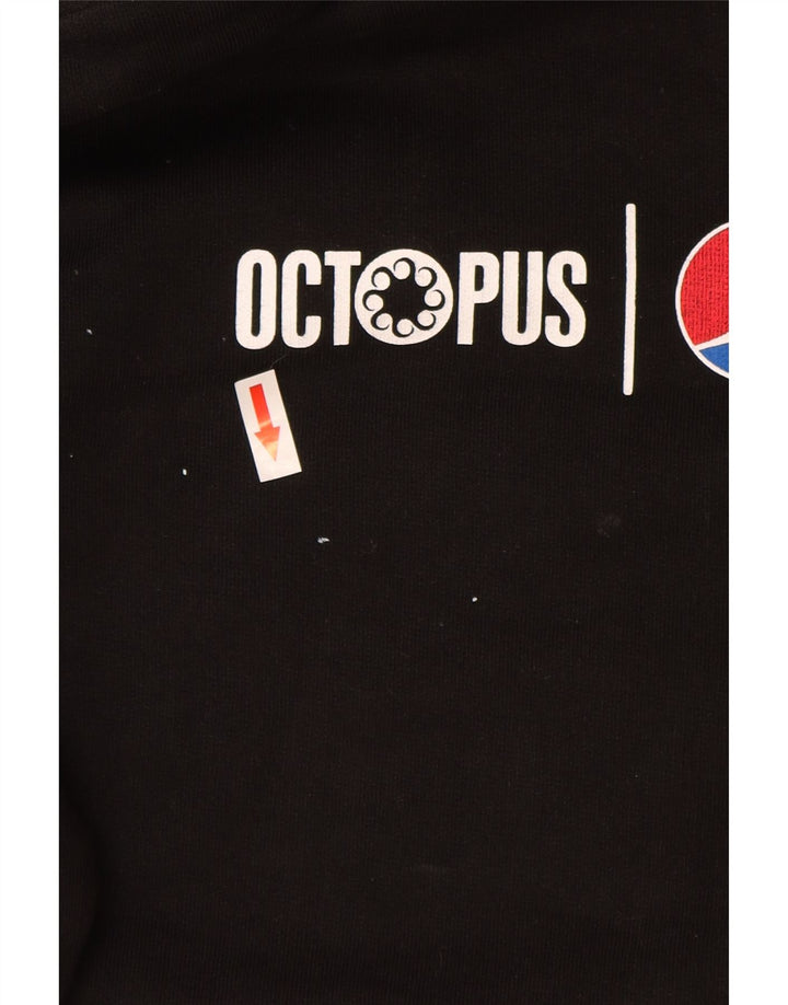 Ανδρικό Octopus Graphic Hoodie Jumper Μεσαίο μαύρο βαμβακερό