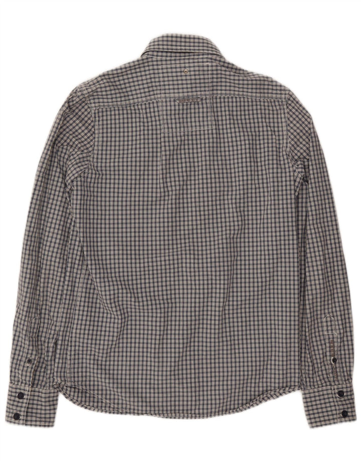 Ανδρικό πουκάμισο Superdry Large Blue Check Cotton