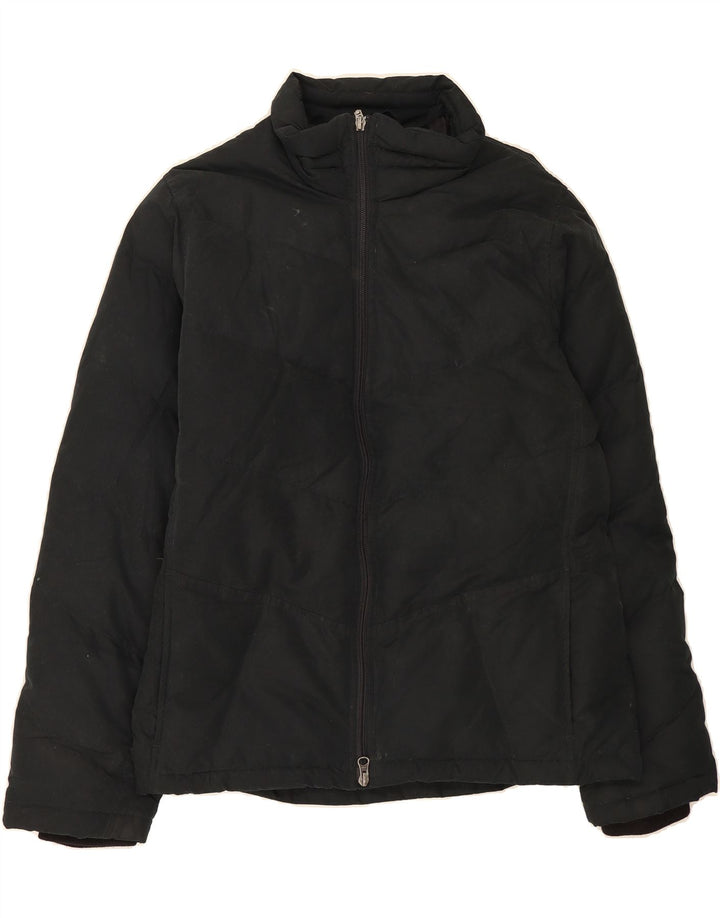 EDDIE BAUER Womens Padded Jacket UK 14 Medium Black Polyester Vintage Eddie Bauer and Second-Hand Eddie Bauer from Messina Hembry 