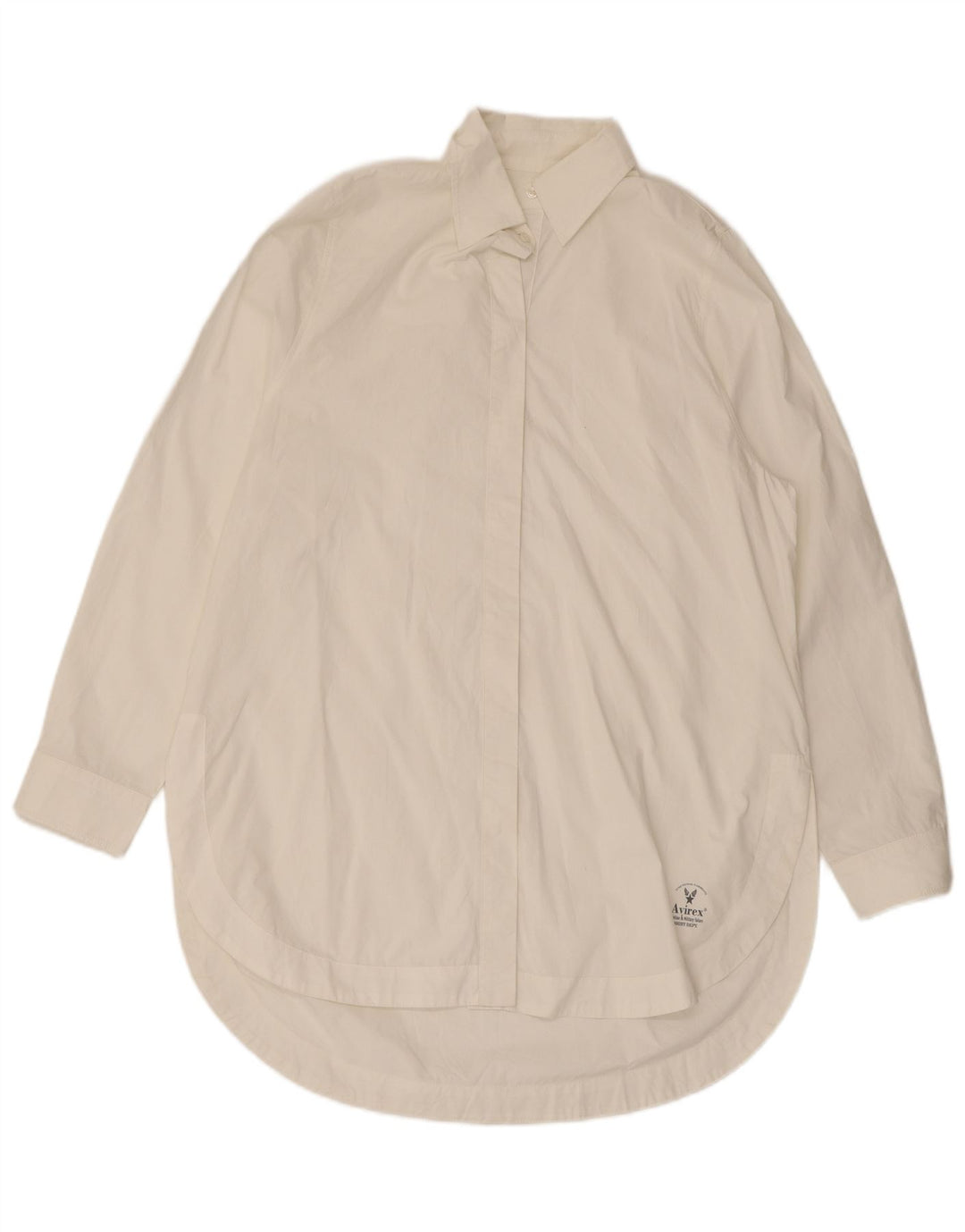 Γυναικεία μπλούζα Longline Avirex UK 14 Medium Off White