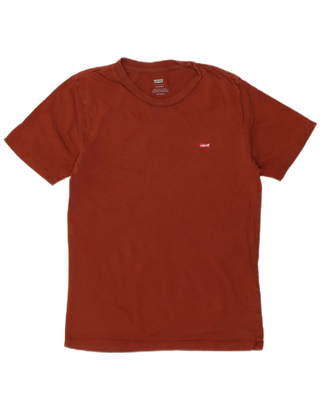 Ανδρικό T-Shirt Levi's Standard Fit Top XS Maroon Cotton