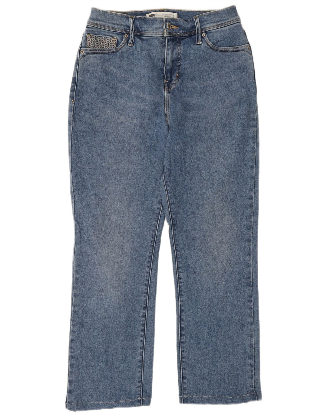 LEVI'S Γυναικείο τζιν 512 ίσιο US 4 Small W27 L25 Μπλε
